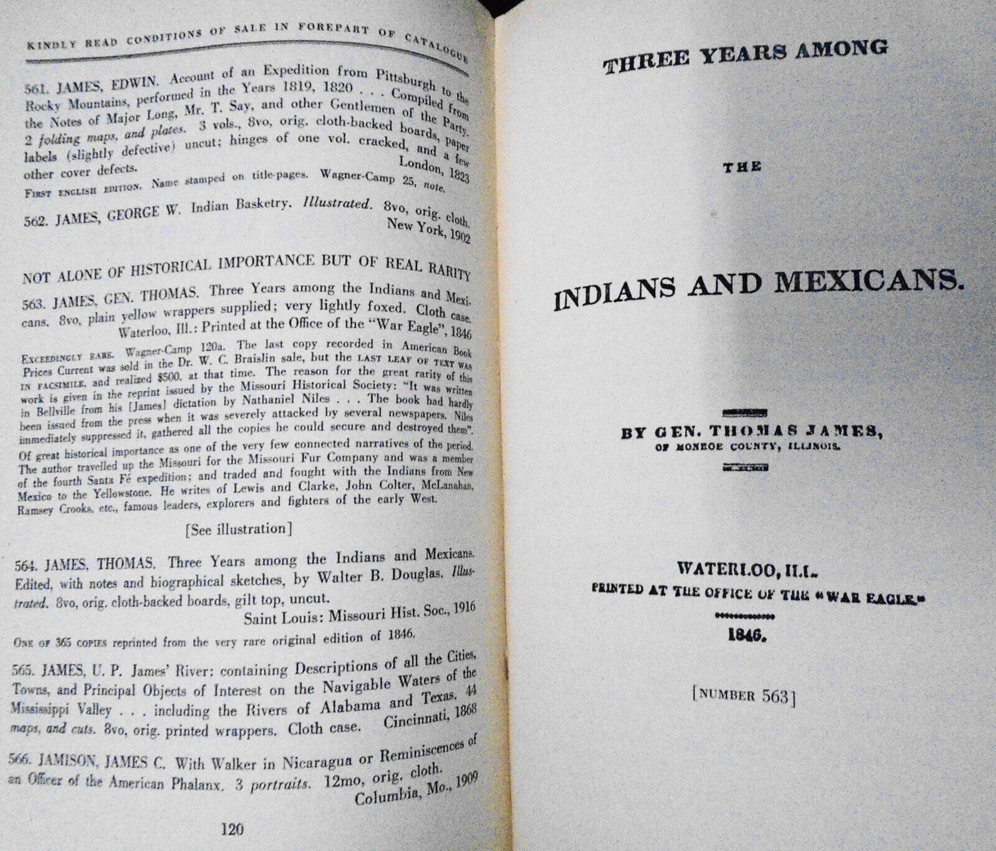 Western Americana Many Of Great Rarity - W. J. Holliday, Parke-Bernet 1954