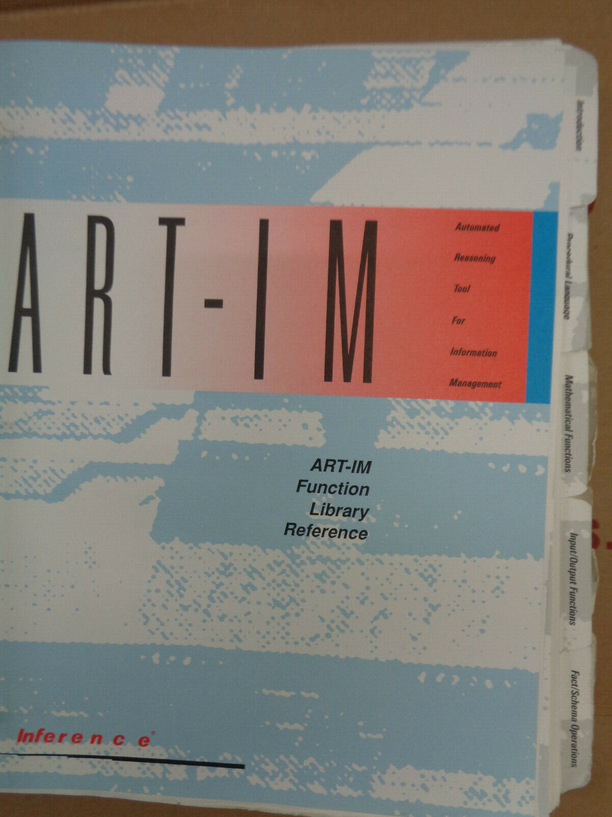 Automated Reasoning Tool for Information Management (ART-IM), 1989 - IBM MS-DOS