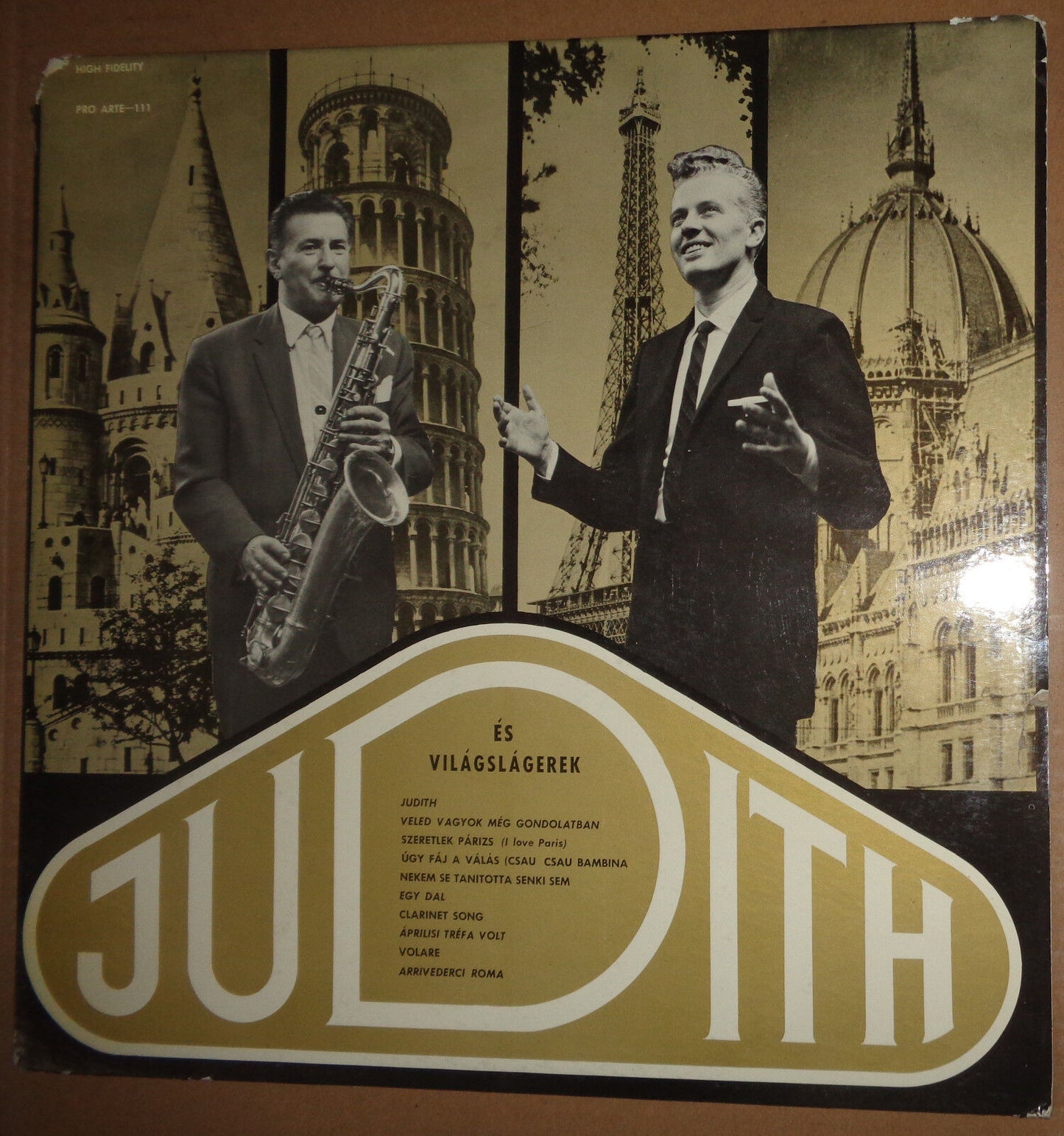 JUDITH ES VILAGSLAGEREK - vinyl LP Gyula Apatini, Filu George Vig, Zolan Zorandy