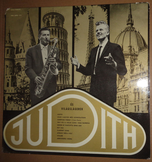 JUDITH ES VILAGSLAGEREK - vinyl LP Gyula Apatini, Filu George Vig, Zolan Zorandy