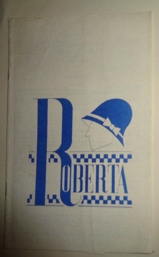 ROBERTA - PROGRAM - 1984, NEW AMSTERDAM THEATRE COMPANY