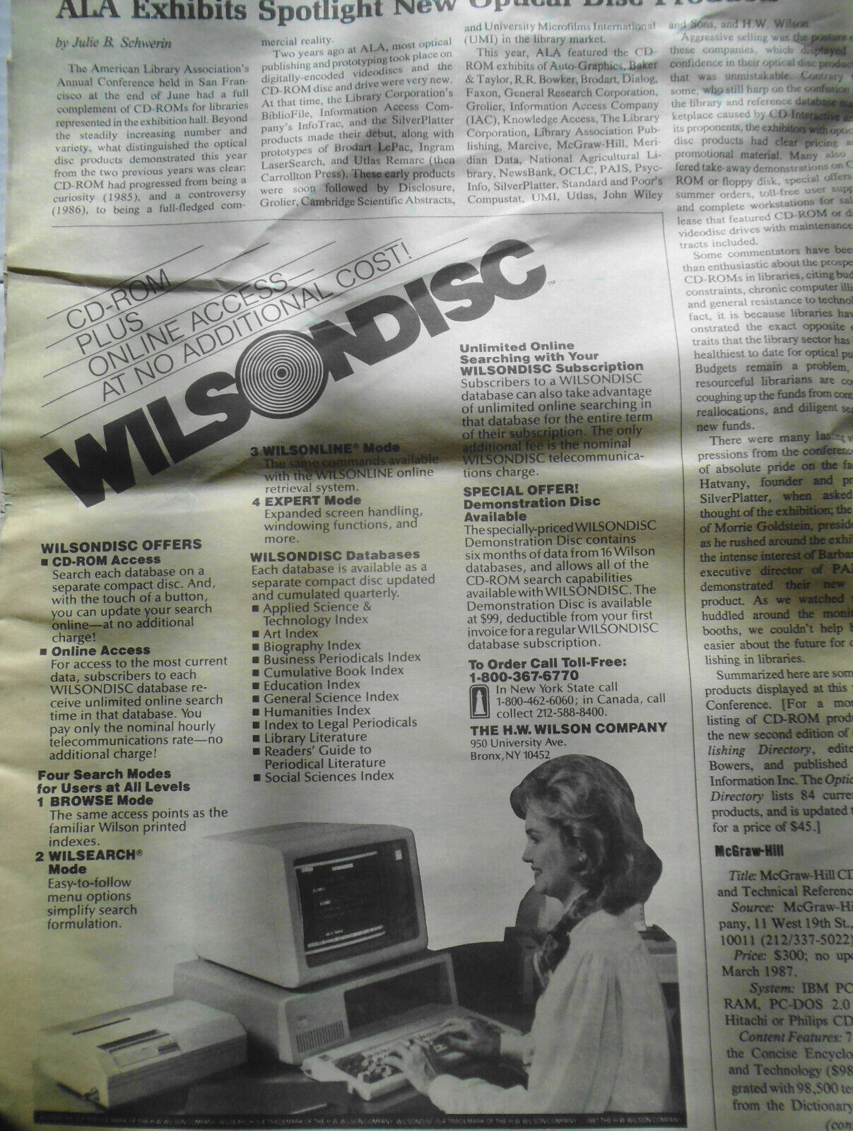 Information Today, July/Aug 1987 - for users of Electronic Information services