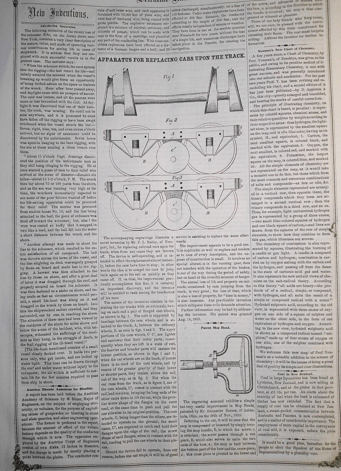 Scientific American, January 26, 1856. Original complete issue.