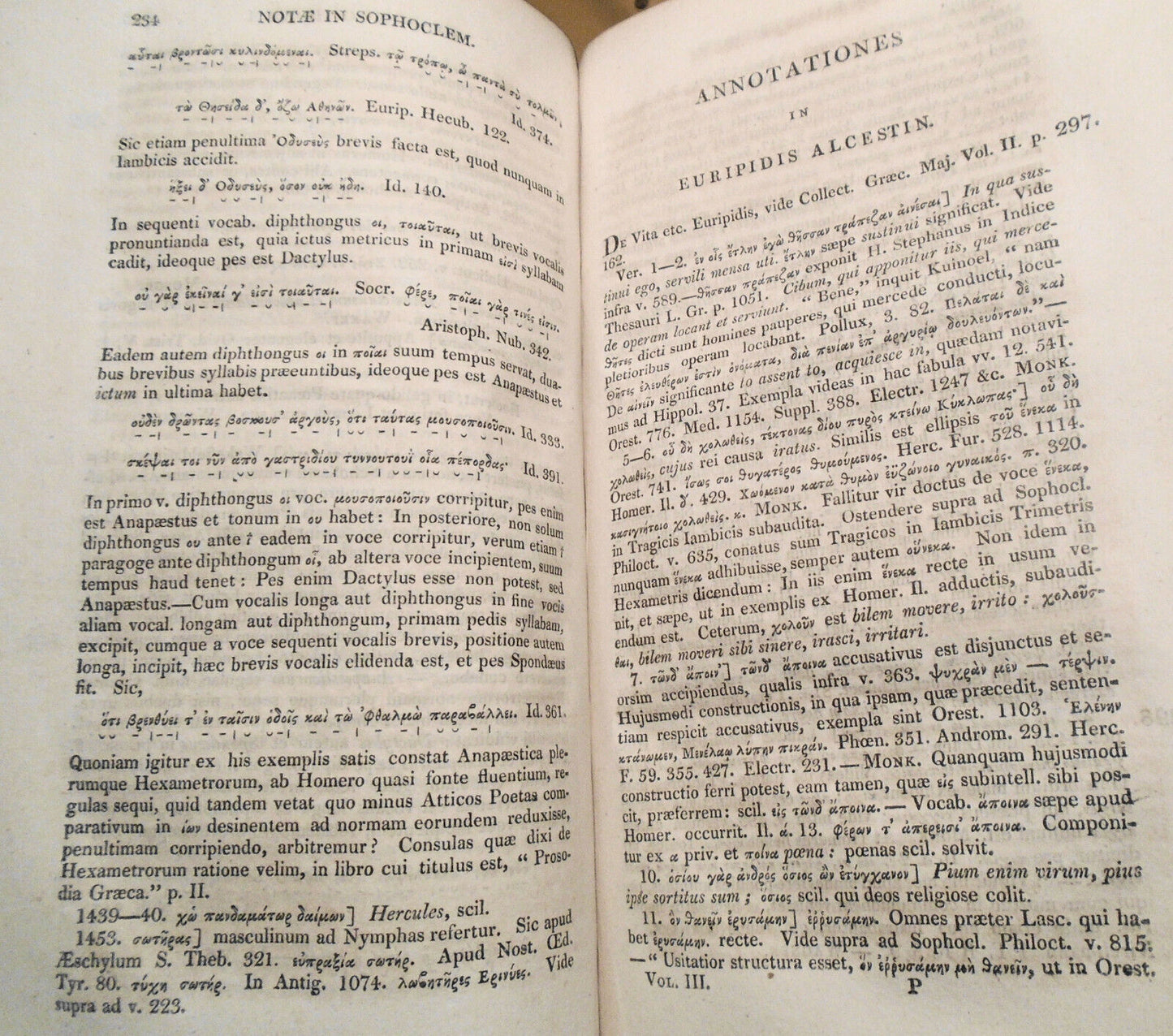 1819 Analekta Hellenika meizona, sive Collectanea Graeca majora. Tome 3, Part 2