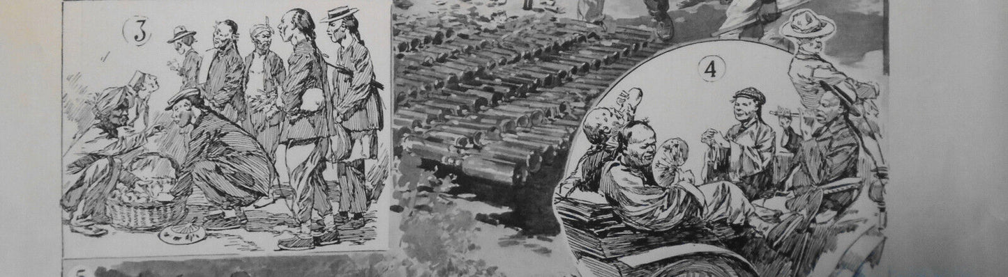 Among the Rand Miners: Sights & Scenes in the Gold-Reef City - The Graphic, 1907