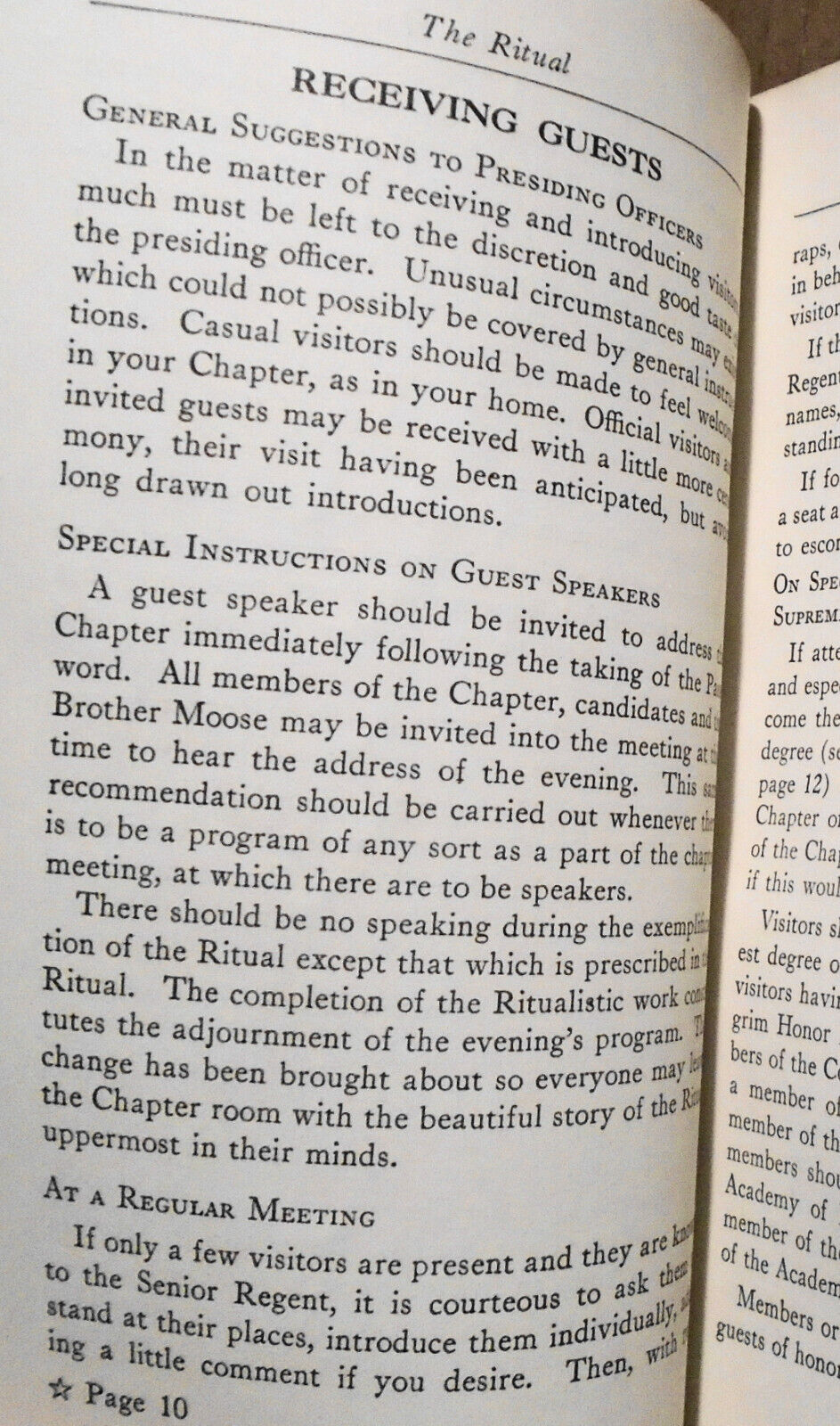 1938 The Ritual & Chapter Procedure of the Women of the Moose Book