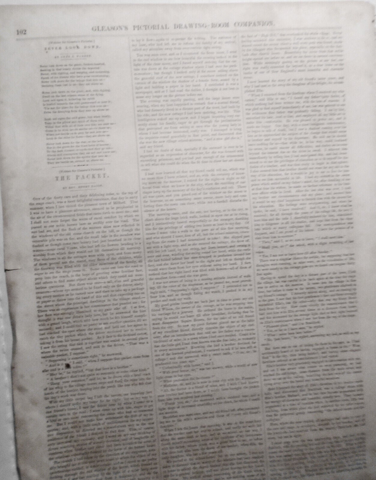 Annual Celebration Of Christmas Holiday by The Expressmen Of NY -Gleason's 1850s
