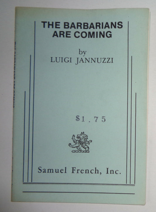The Barbarians are coming, by Luigi Jannuzzi. 1986