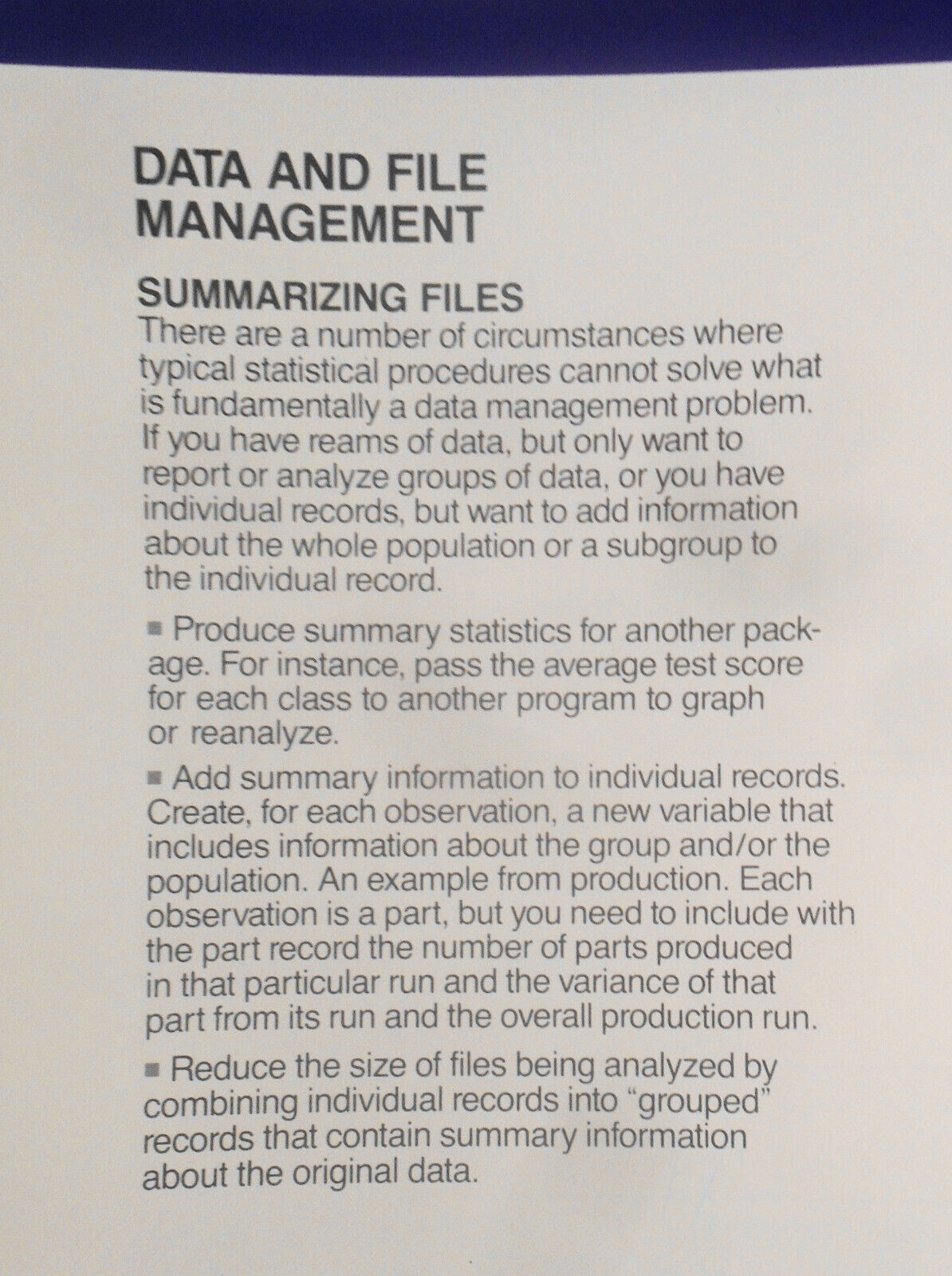 SPSS/PC+ Statistics "Make Stat Magic" brochure - [IBM PC data analysis software]
