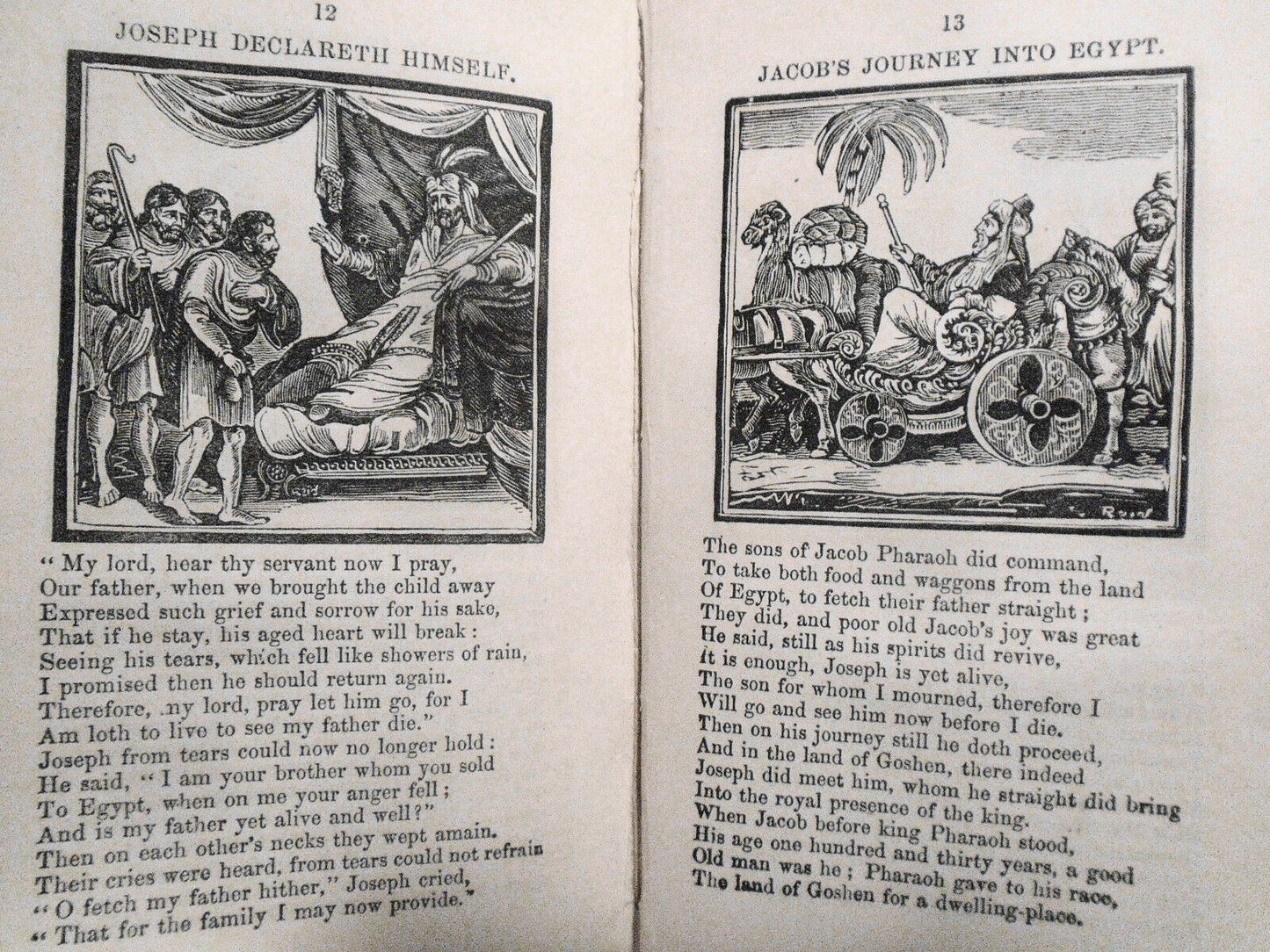 [Chapbook] The history of Joseph & his brethren, embellished with cuts [1847]