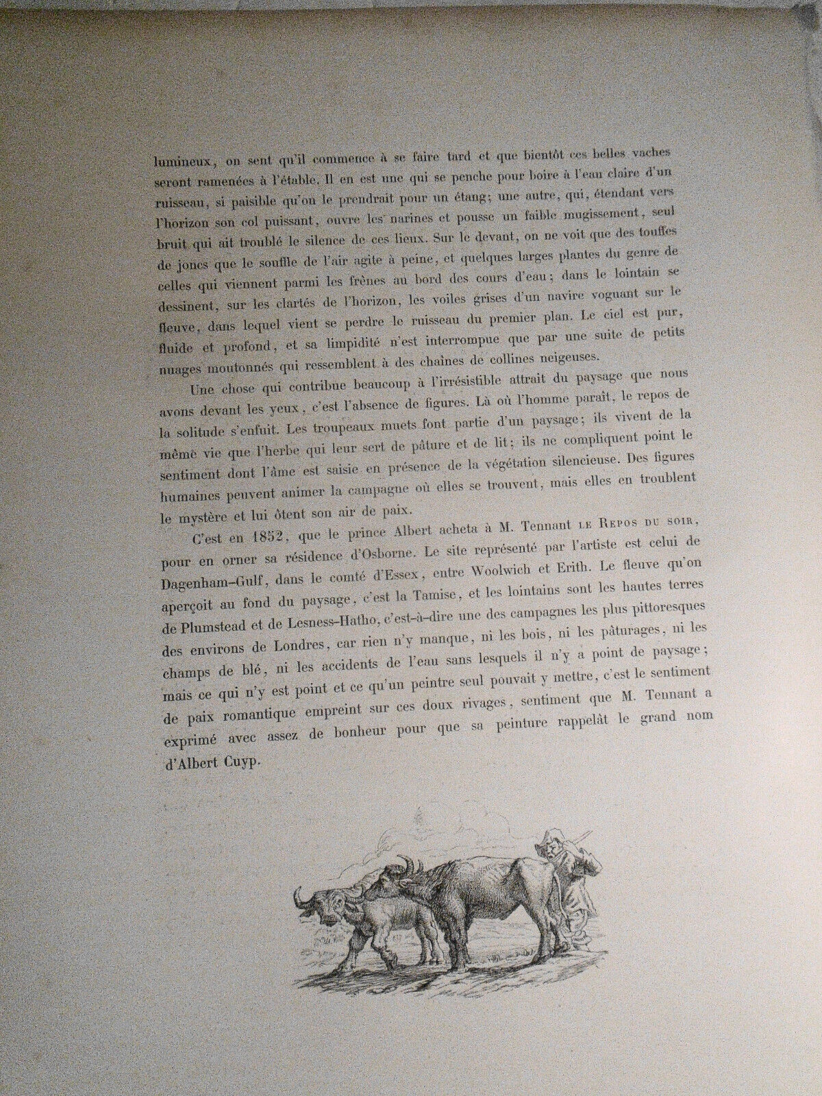 1859  Le Repos du Soir - by J. Tennant