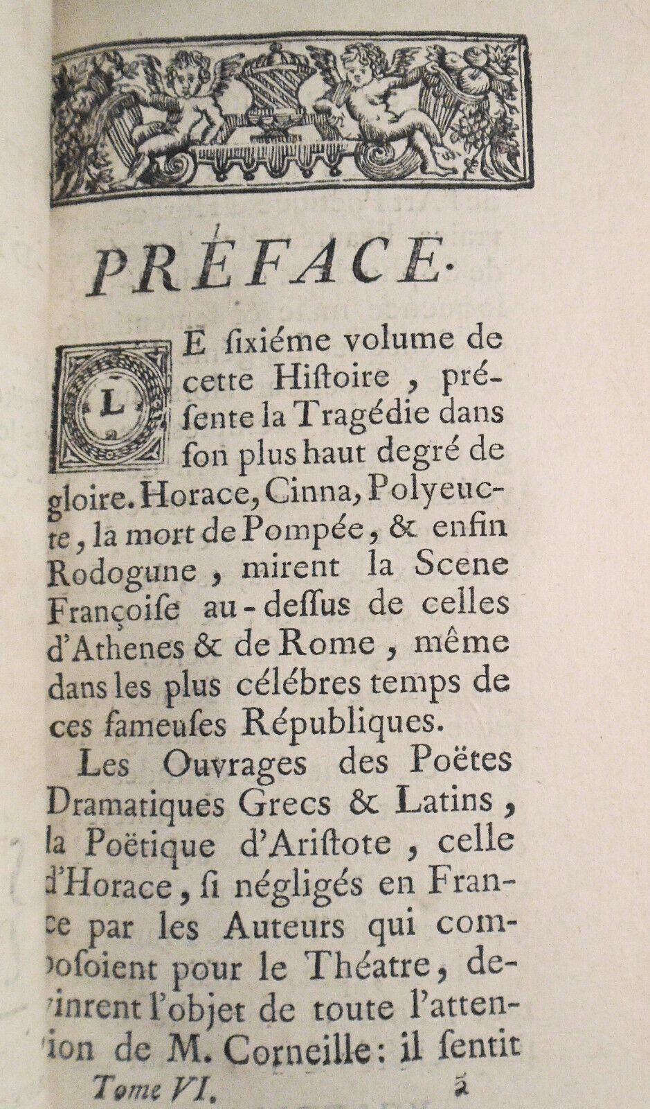 1746 Histoire Du Theatre Francois Tome 6. Corneille, Gilbert, Scudery, et al.