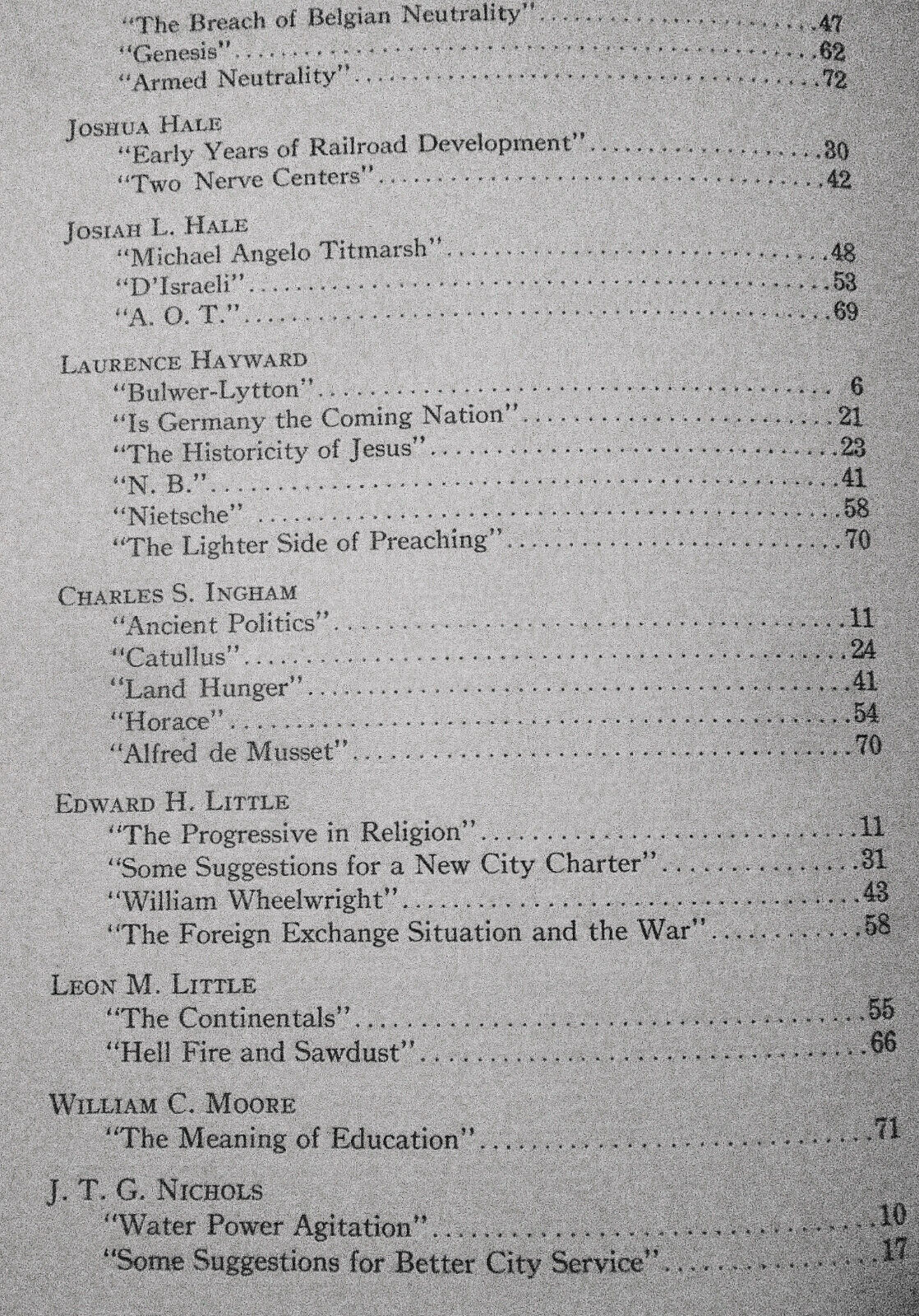 The Records of the Tuesday Night Club of Newburyport - 1911-1929 - in 3 Volumes.