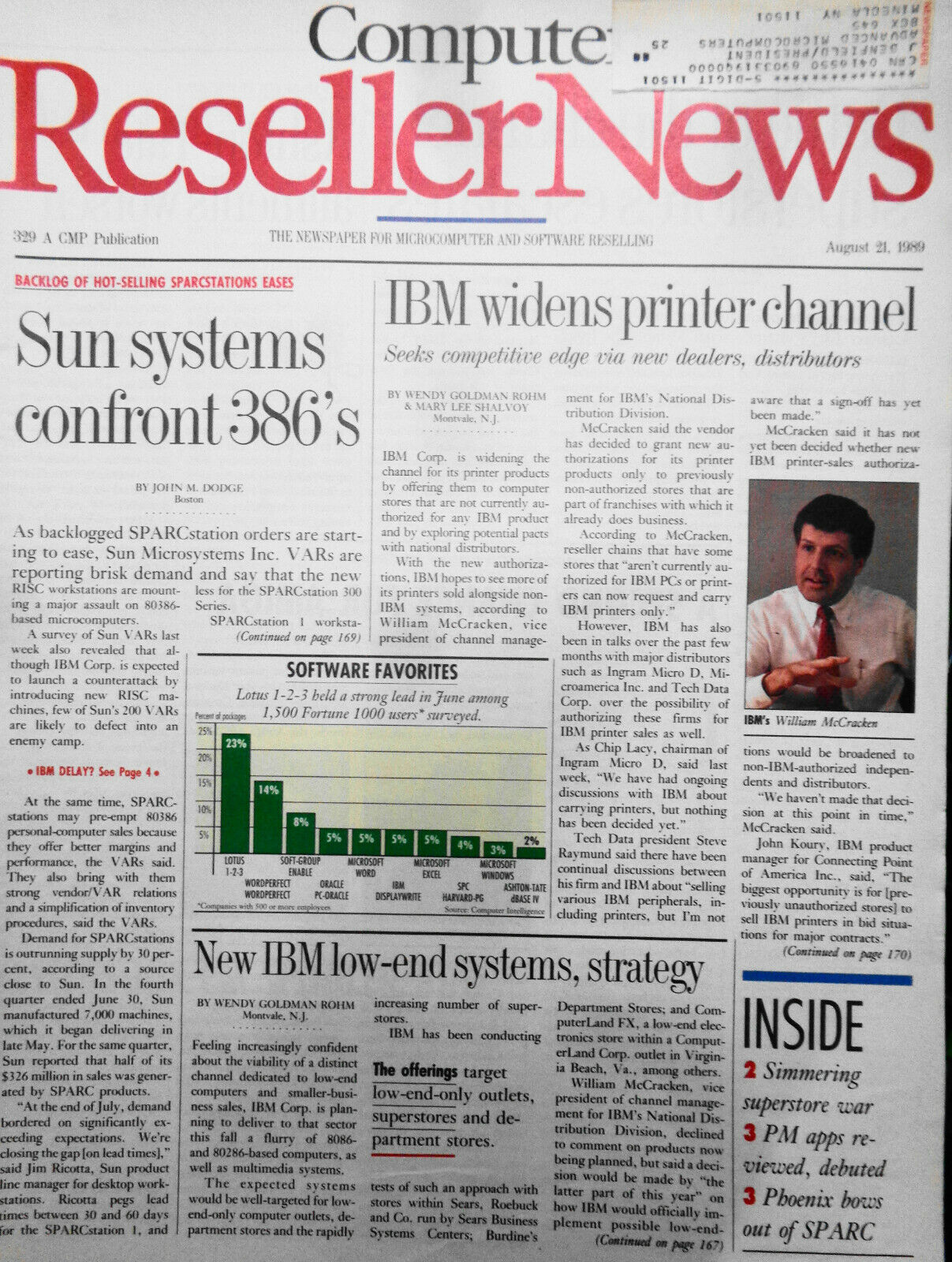 Computer Reseller News - August 21, 1989