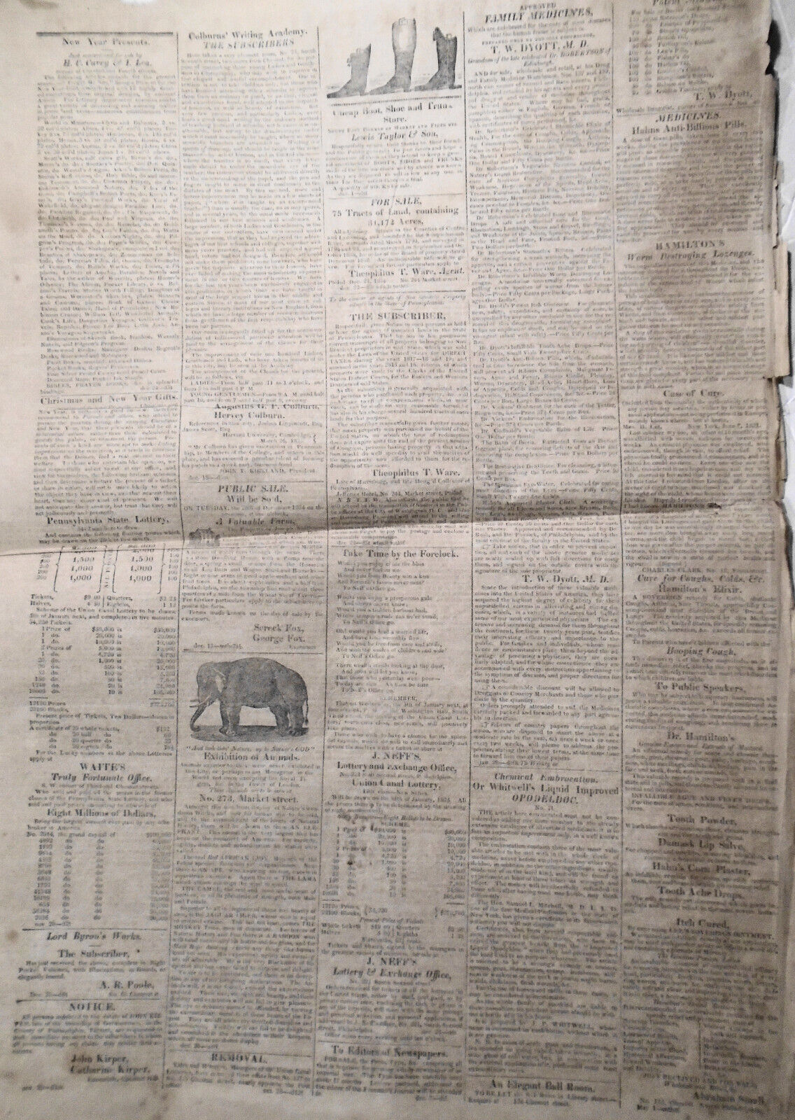 The Democratic Press Dec 27, 1824 - Emigrants to Haiti; Fauntleroy forgery trial