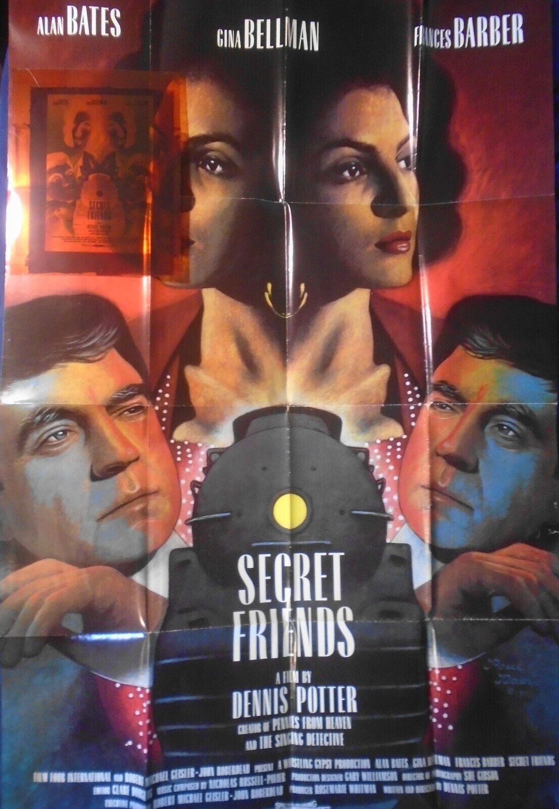 Secret Friends Poster + Negative. Dennis Potter. Alan Bates, Gina Bellman. 1991