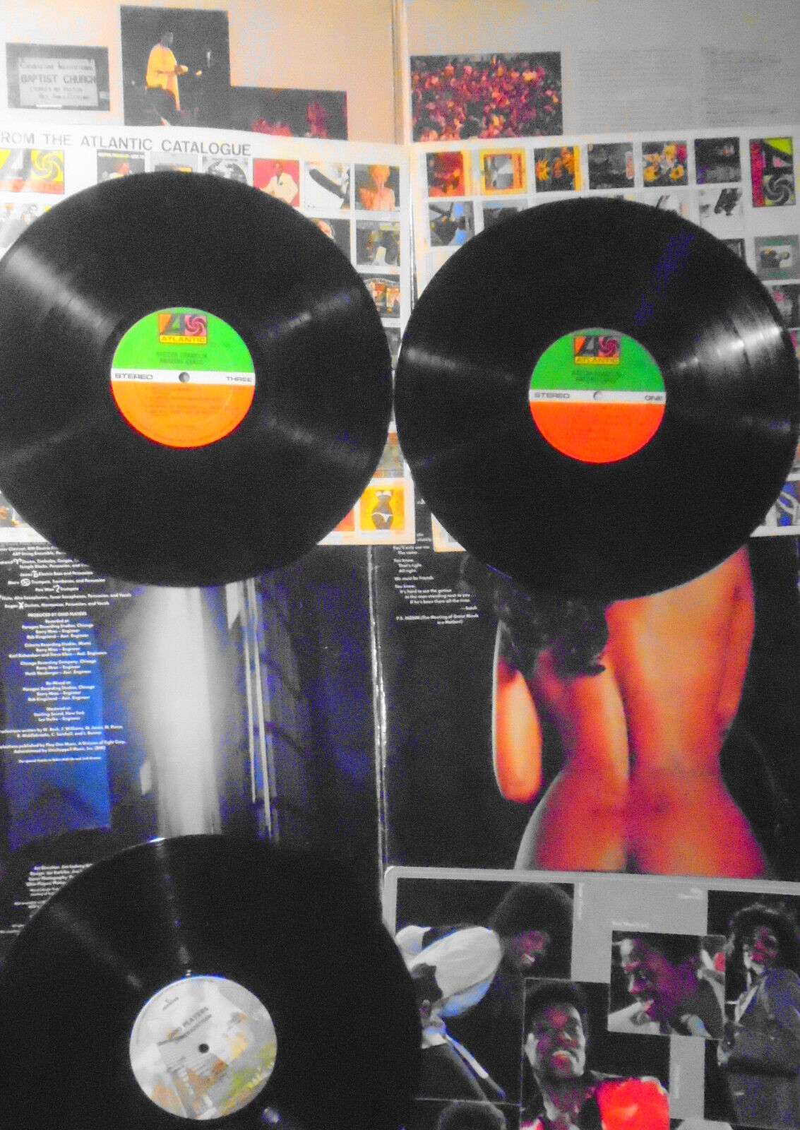 Lot of 6 R&B Soul vinyl LP record albums: Aretha Franklin, Ohio Players, LTD etc