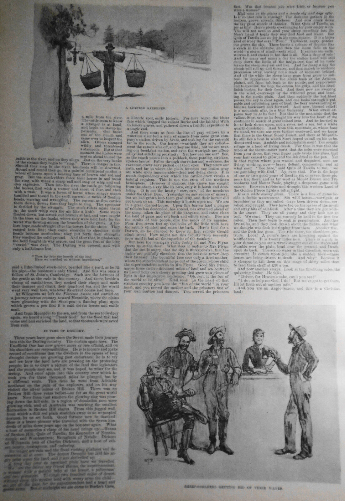 Harper's Weekly April 18, 1891 - P T Barnum death; Australia Life; Baby King etc