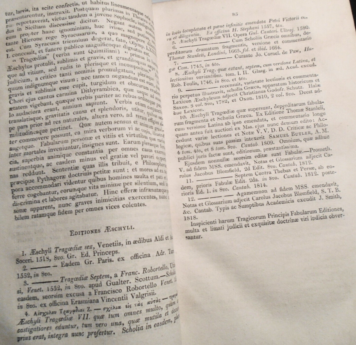 1819 Analekta Hellenika meizona, sive Collectanea Graeca majora. Tome 3, Part 2