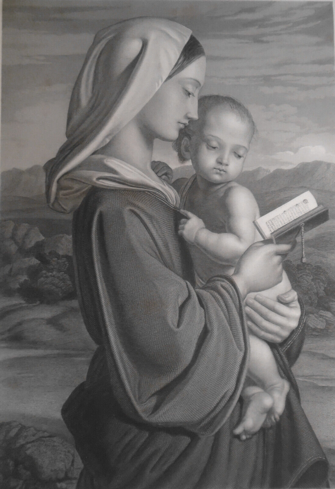 1859  La Vierge Mère, by W.  Dyce [TheVirgin Mary].