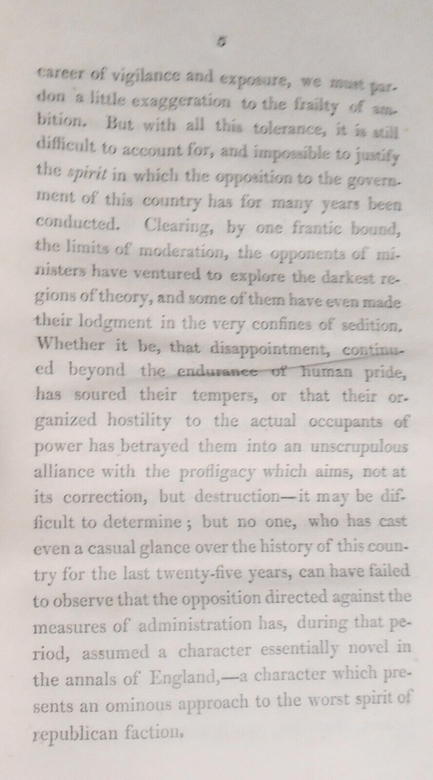 1820 On causes of the present discontents... strictures on... Edinburgh Review