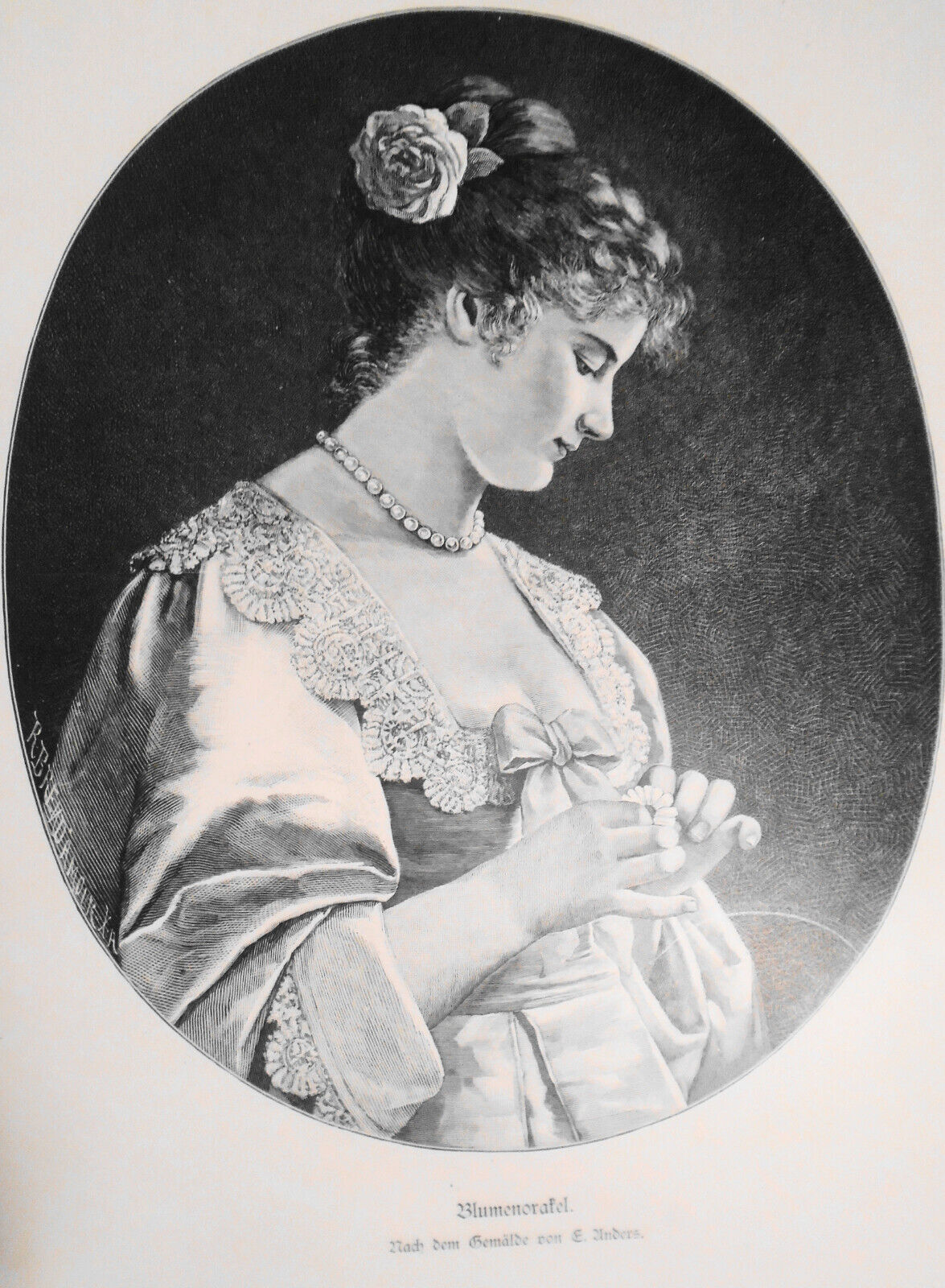 Blumenorafel, by E. Anders  -- 1882