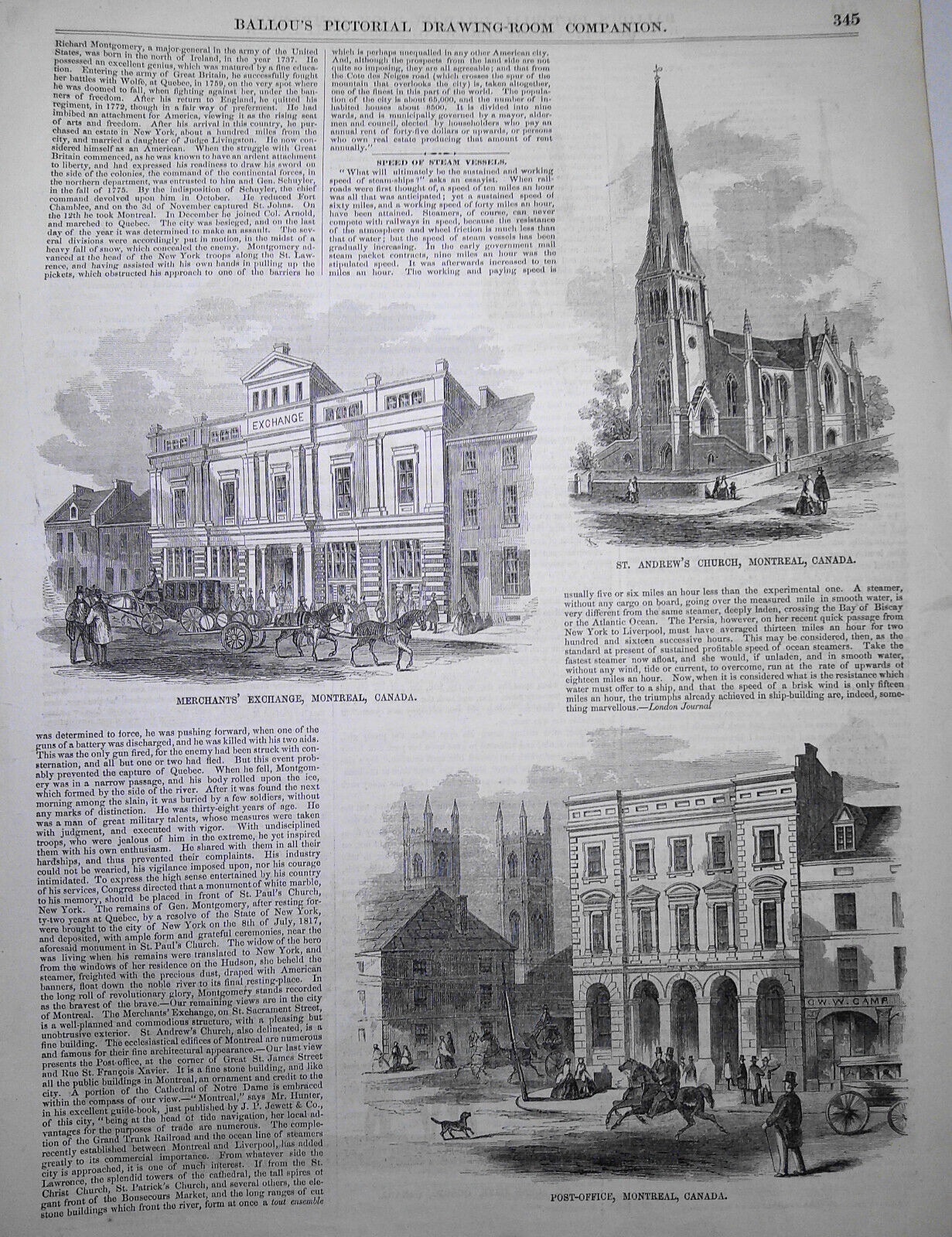 Ballou's Pictorial May 30, 1857.  Japanese Wrestlers; Shakespeare Wrestling, etc