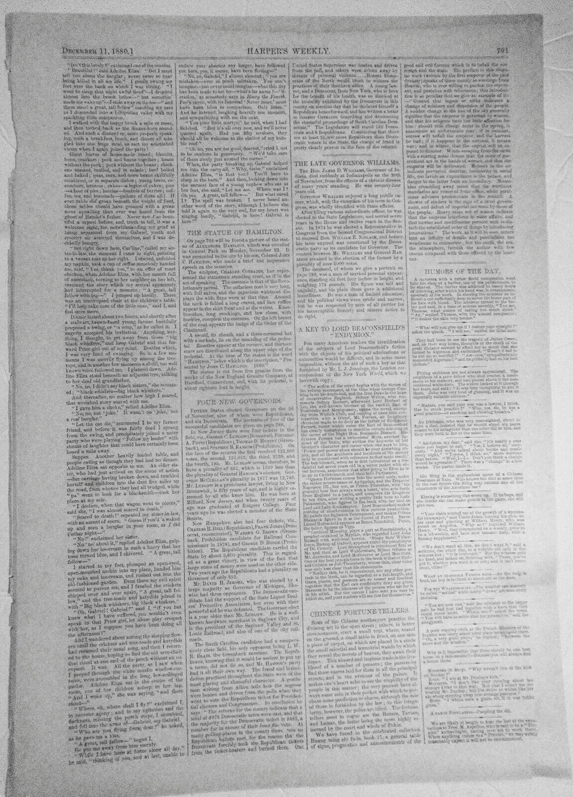 The Sailor's Return - Home Once More   - Harper's Weekly, December 11,  1880