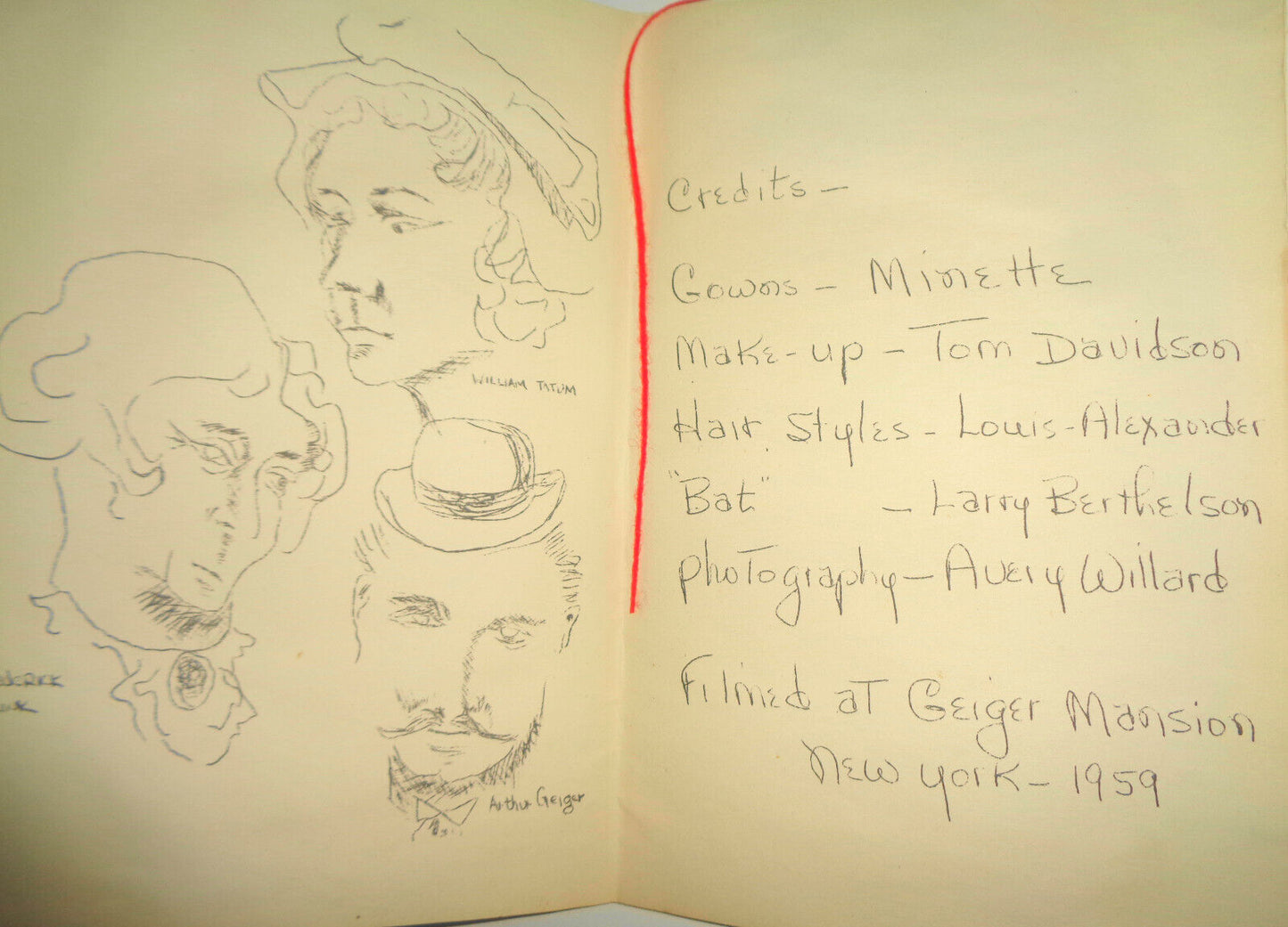 Minette (1928 – 2001) lot of original photos & signed items. Female impersonator