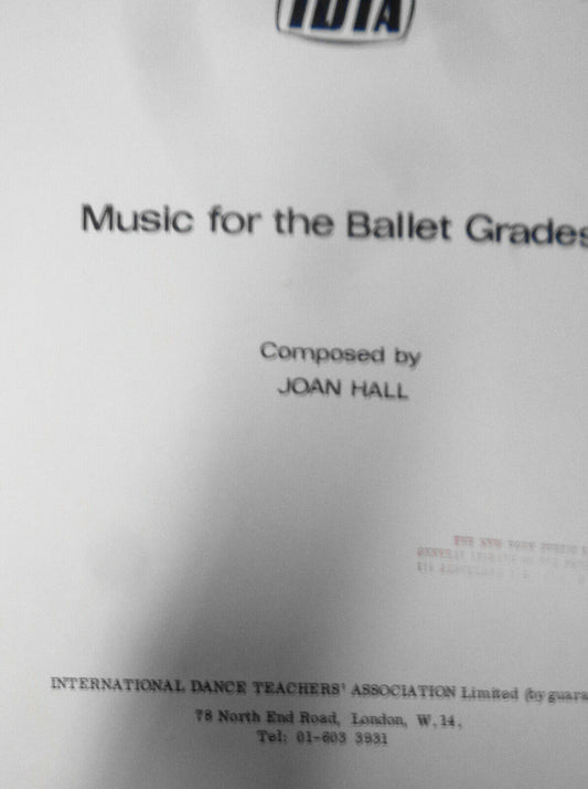 Music for the ballet grades, by Joan Hall.