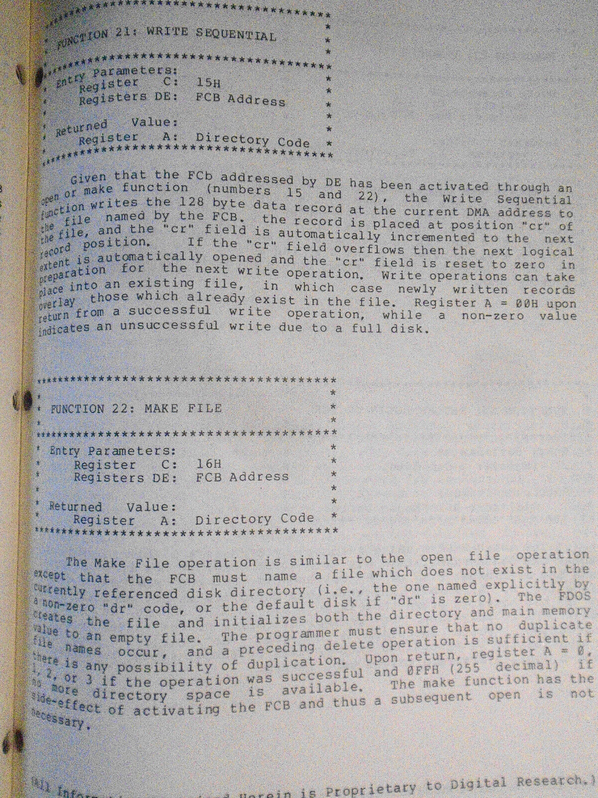 CP/M 2 Interface Guide, by Digital Research, 1979.