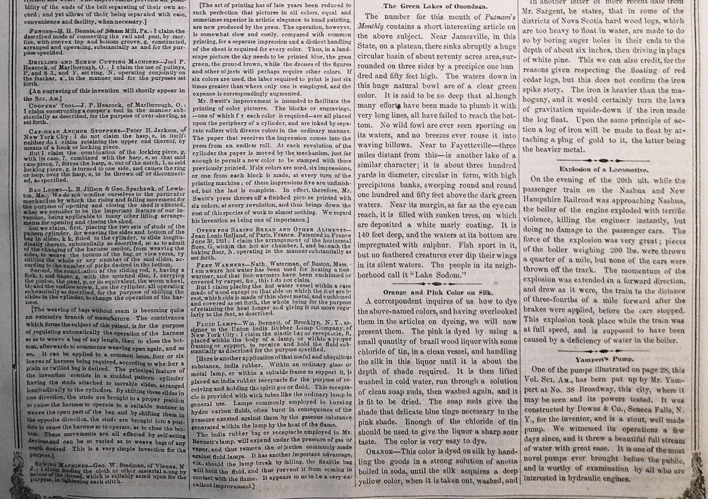 Scientific American, December 8, 1855. Photographic lithographs, windmills, etc