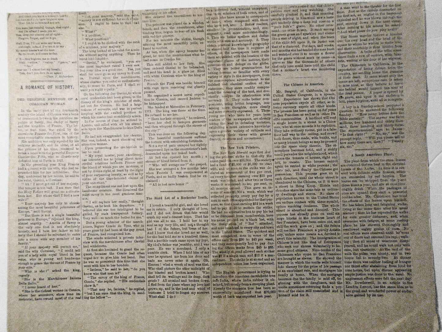 The Mystic Press, July 6, 1876. Stonington Connecticut newspaper (reprint)