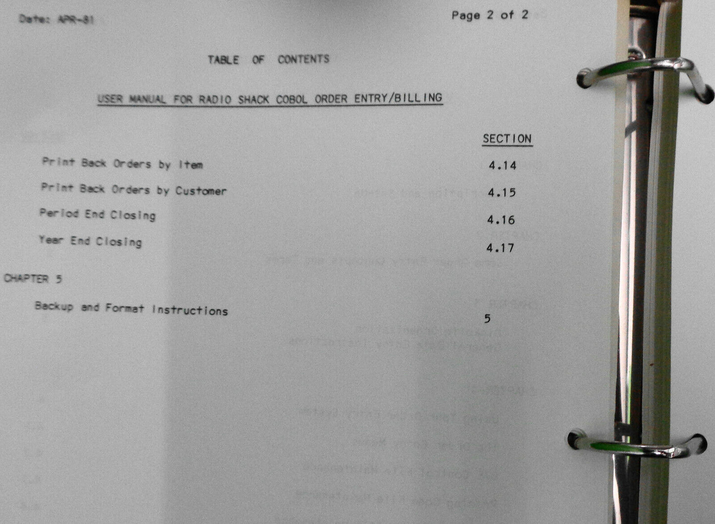 TRS-80 Model 16 Order Entry / Inventory Control Xenix Multi-User & TRSDOS-16