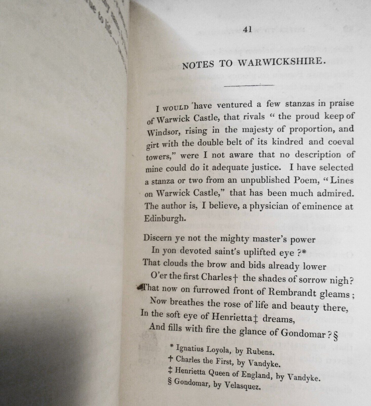 1836 Chandos Leigh: Fifth epistle to a friend in town, Warwickshire, other poems