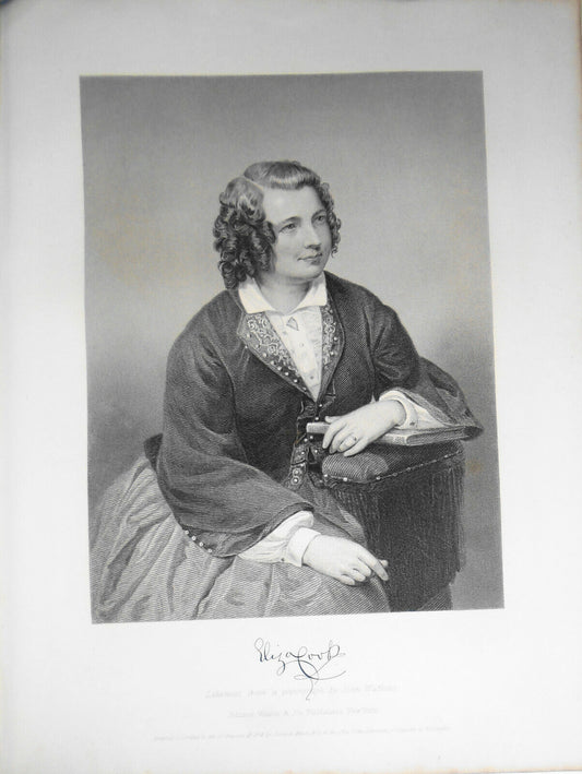 Eliza Cook - steel engraving - 1876 - Duyckinck Internationale Gallerie