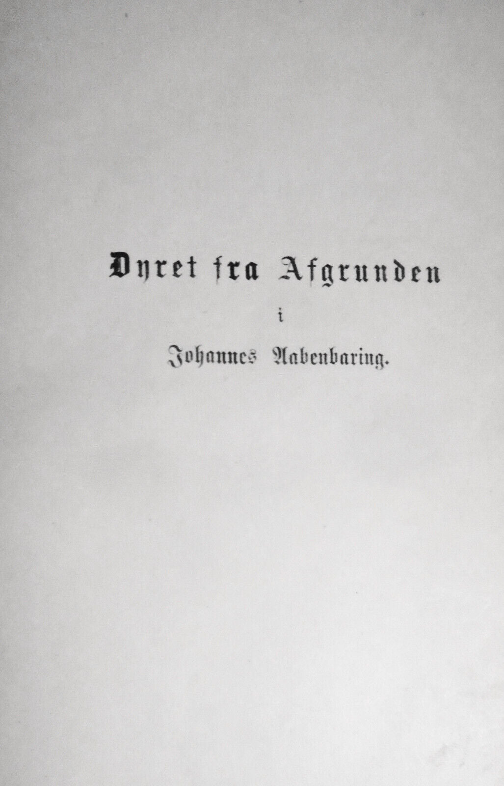 Dyret fra afgrunden i Johannes Aabenbaring, by C. Engelskjon. 1894 First Edition