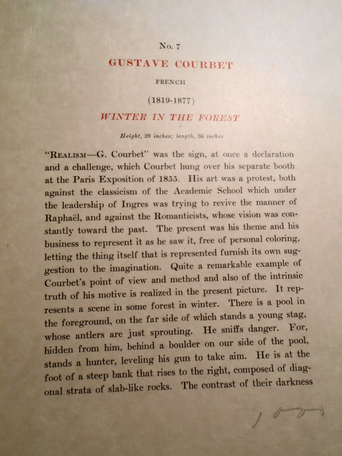 1911 Catalogue of important modern paintings Felix Isman -American Art Galleries