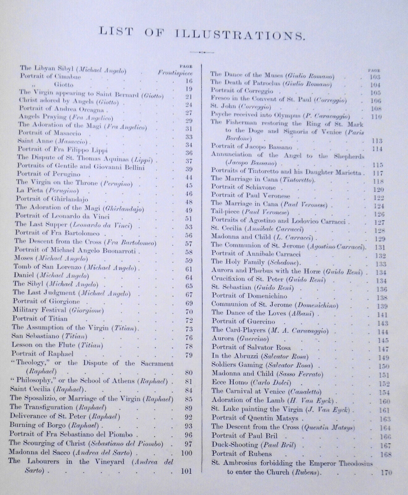 1877 The great painters of Christendom : from Cimabue to Wilkie. First Edition.