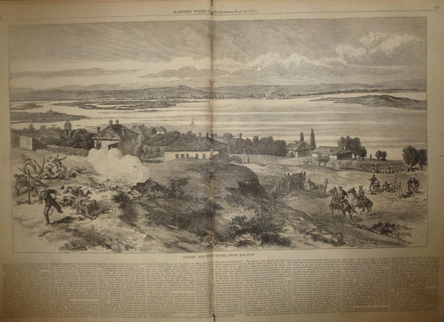 HARPER'S WEEKLY JULY 28 1877 - INTERCOLLEGIATE ATHLETICS,, TRINITY CHURCH ...