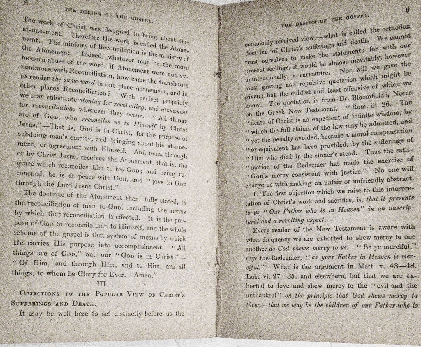 1846 The design of the Gospel... by John Pulsford