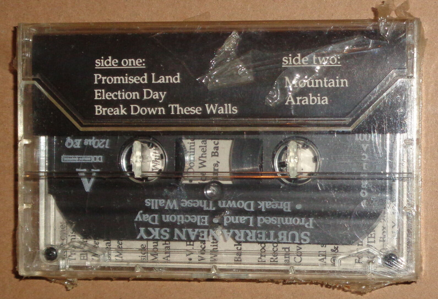 Subterranean Sky - Rare cassette tape - Promised Land, Election Day... sealed