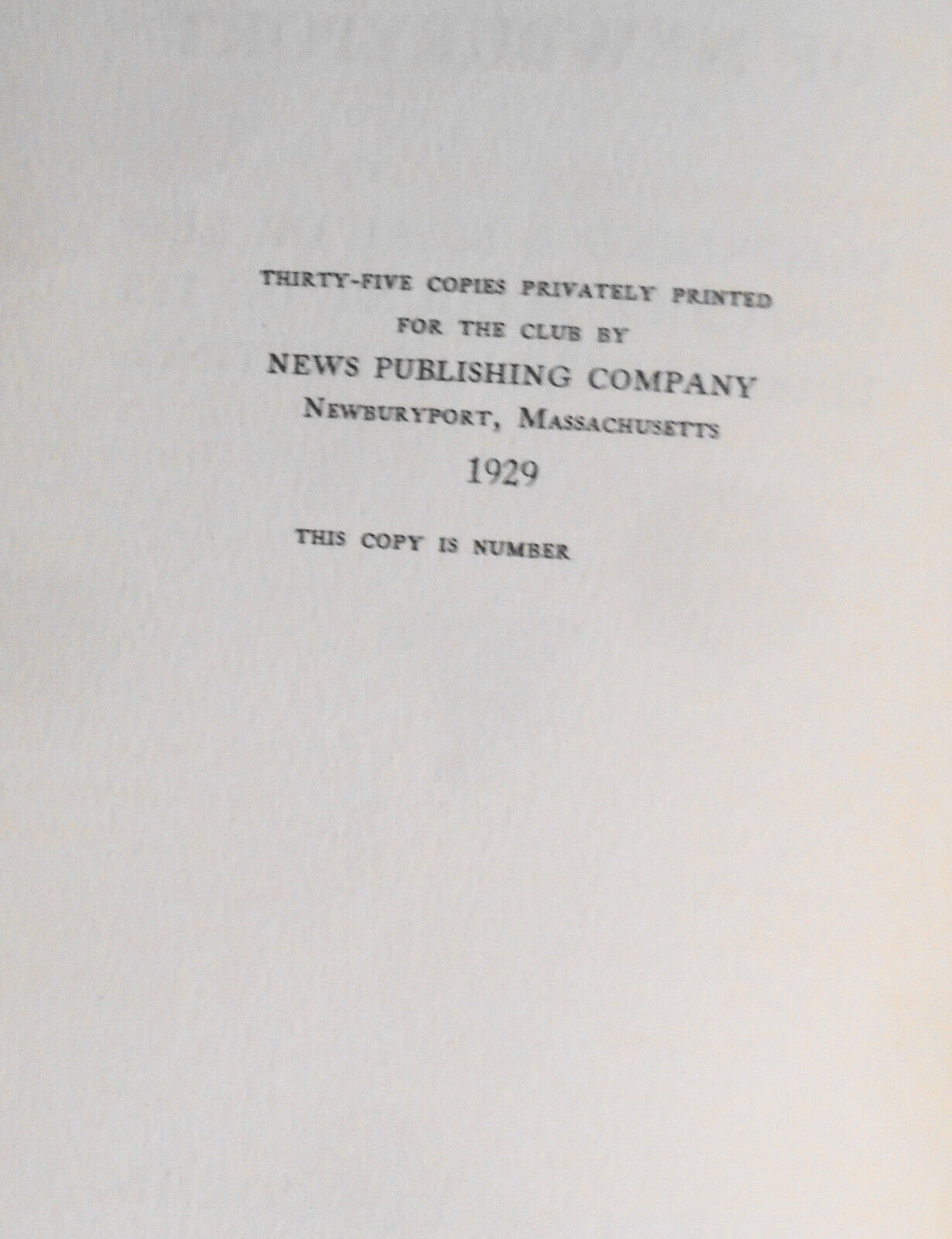 The Records of the Tuesday Night Club of Newburyport - 1911-1929 - in 3 Volumes.