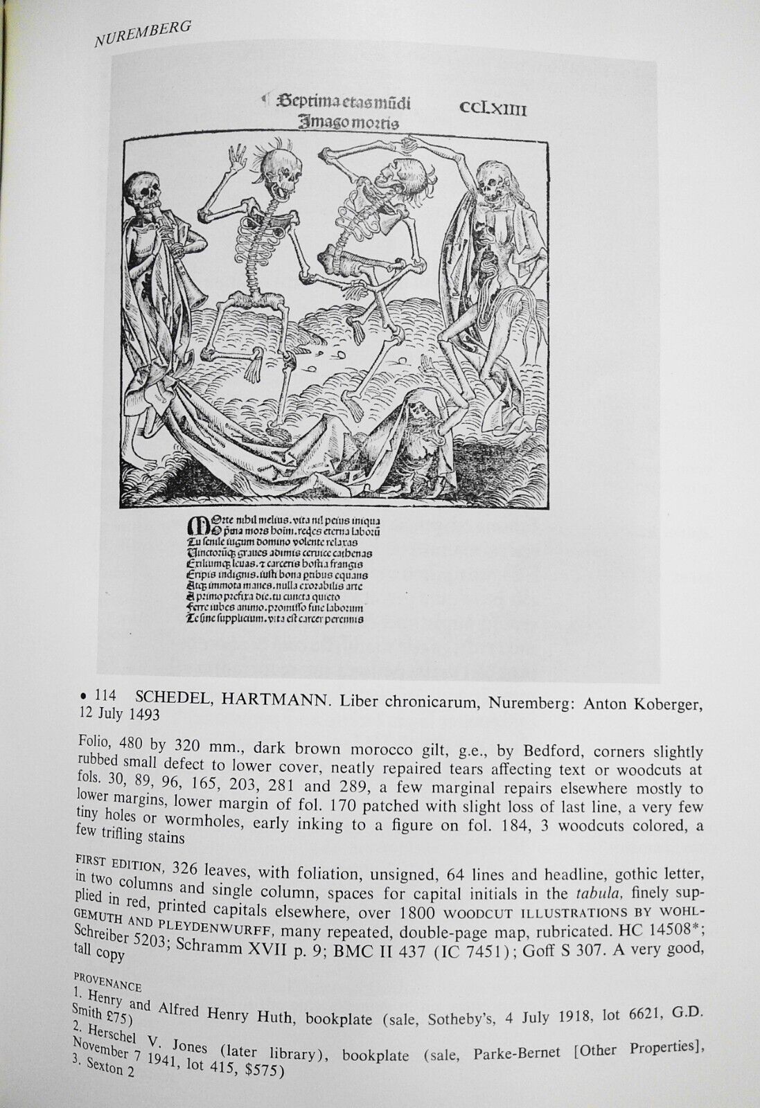 Fifteenth Century Books Illustrating the Spread of Printing. Christie's 1981