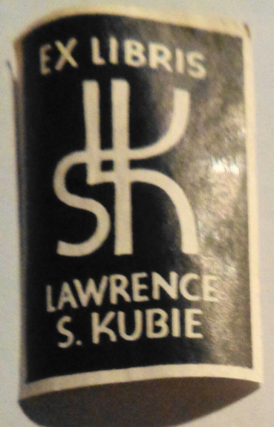 Lawrence S. Kubie, Ex Libris Bookplate