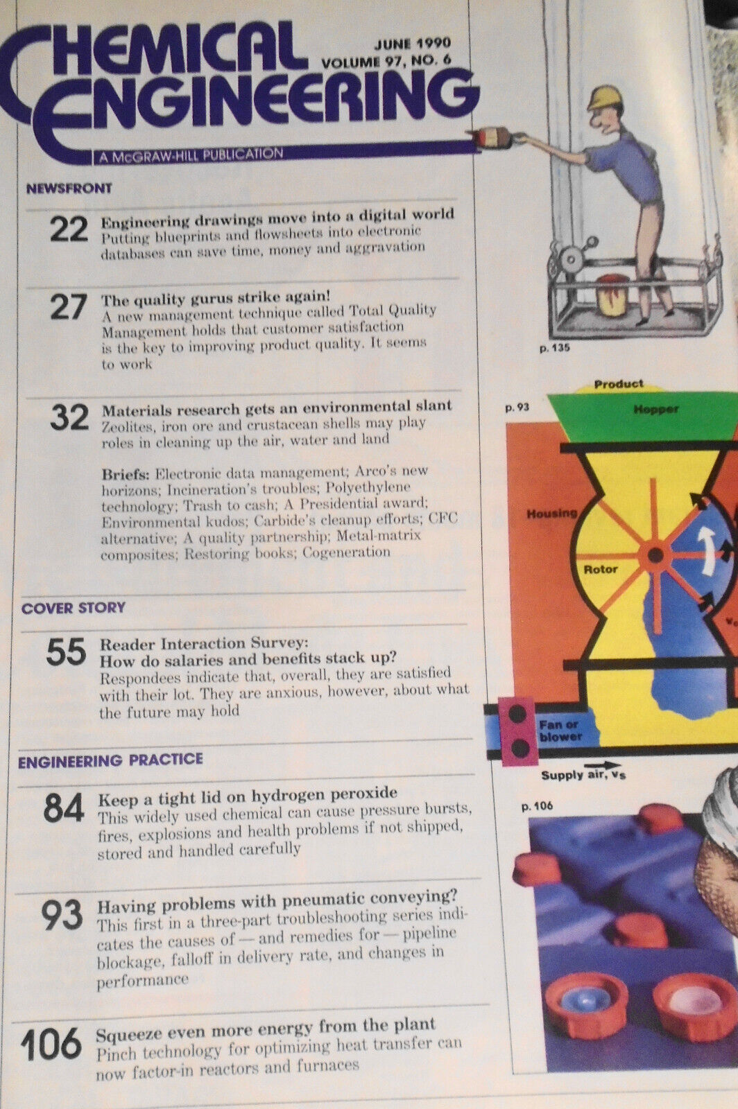 Chemical Engineering Magazine, June 1990.