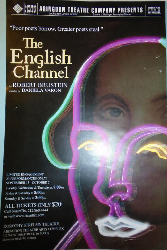 The English Channel - 2008 poster, Dorothy Strelsin Theatre, New York City