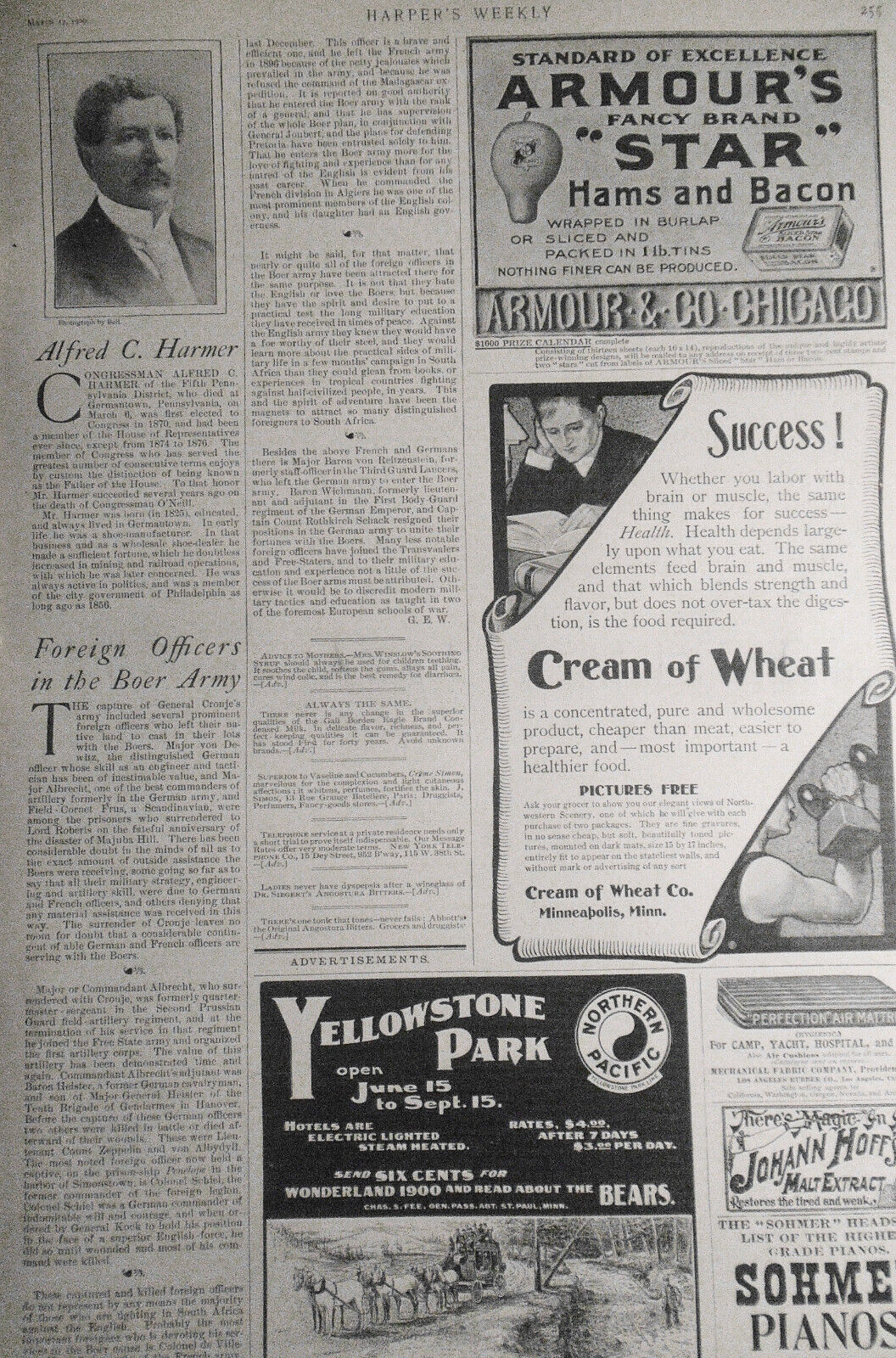 Harper's Weekly, March 17, 1900 - Kipling : Sin of Witchcraft Cape Town, etc