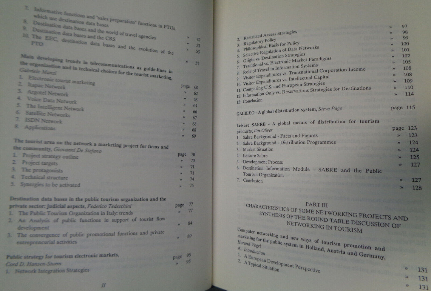 COMPUTER NETWORKING &  PUBLIC TOURISM ORGANIZATION  1991 CONFERENCE PROCEEDINGS