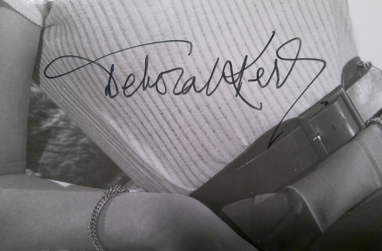 Vintage Deborah Kerr original Hand Signed  8"x10" Photo